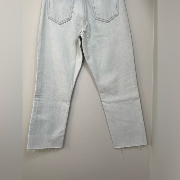 Mango Straight Blue Jeans Cotton NWT Size 38EU or 8US - Picture 10 of 13